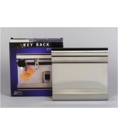 Wall door keys and storage 190x210mm stainless steel