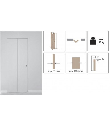 Koblenz 0200/1.1 Système pour portes en bois en livre 50 kg