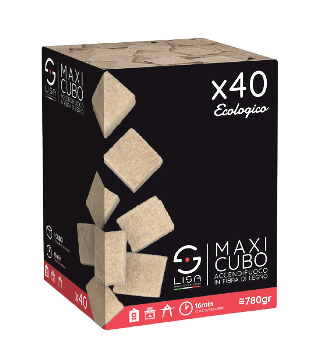 Maxi cubes allume-feu 100% naturel x72 - SILEX au meilleur prix