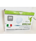 Pezzi 20 - Mascherina respiratore monouso FFP2 NR con cinque strati GreenBull