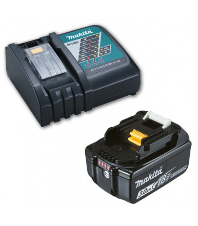 Energy kit Makita 18V con cargador rápido y batería de 3 Ah