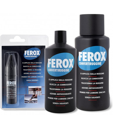 CONVERTIRUGGINE AREXONS FEROX - convertisseur pour le traitement antirouille et la protection des surfaces en fer