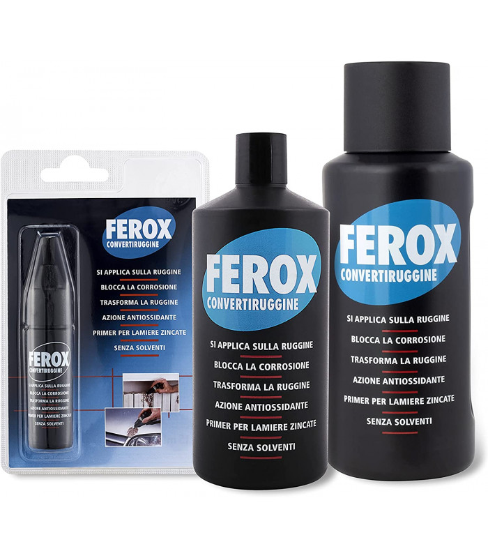 CONVERTIRUGGINE AREXONS FEROX - converter for rust removal treatment and protection of iron surfaces