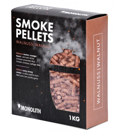 Wood pellet for Barbecue, Walnut 1 Kg 201106 Monolith