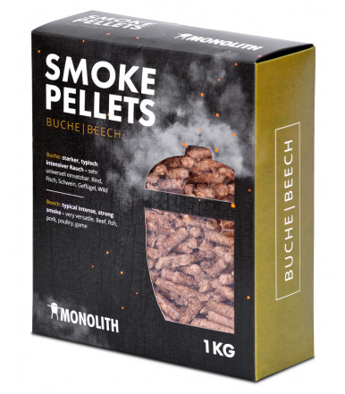 Pellet de madera para Barbacoa, Haya 1 Kg 201100 Monolith