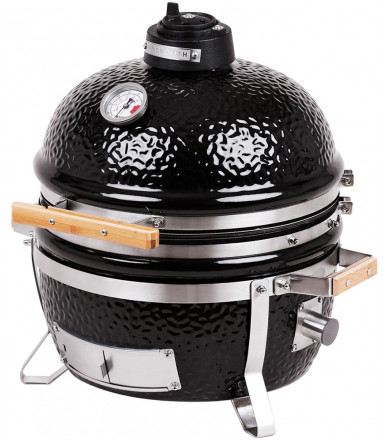 Barbecue à charbon portable Ø 33 cm Kamado Monolith ICON Noir