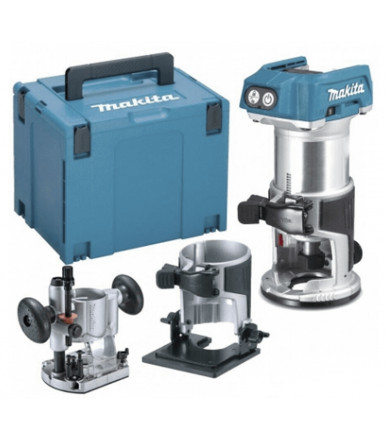 Akku-Multifunktionsfräse BL MOTOR 18V Makita DRT50ZJX2 Gehäuse