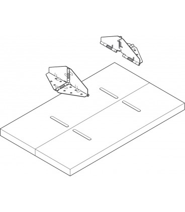 Bisagra para mesa plegable extensible 642.70.520