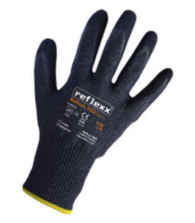 MicroSandy cut protection nitrile supported industrial gloves Reflexx N22 MS