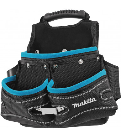 Bolso Makita P-71766 cómodo y funcional 3 bolsillos para cinturón y manual