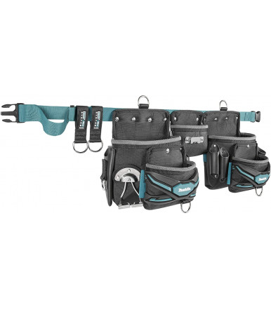 Makita E-05169 cinturón de herramientas de tres bolsillos cómodo y funcionalómodo y funcional