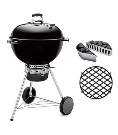 Barbecue a carbone Weber Master-Touch Ø 57 cm Nero GBS + griglia di rosolatura 8834