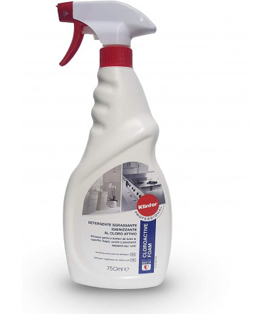 Detergente sgrassatore igienizzante Cloro attivo Klinfor professional 750ml
