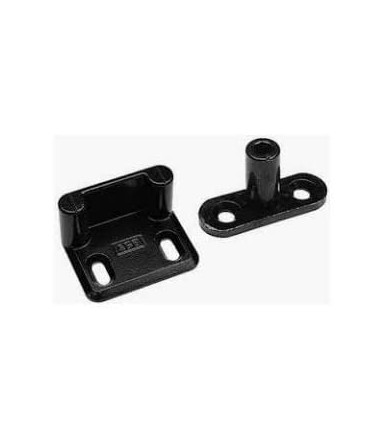 Kit corner plate and pin Black espagnolette AGB H00901 for wooden, aluminum or PVC shutters