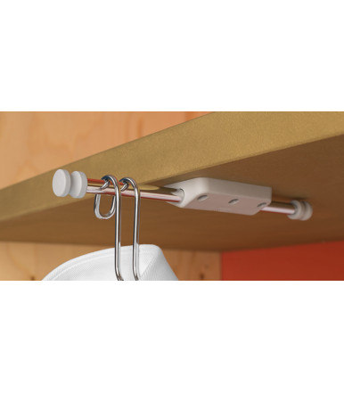 Extraction Mini-rod hanger holder for wardrobe