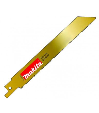 Juego 5 cuchillas BIM para sierra de sable, 150x0,9 mm P-47014 para metal Makita