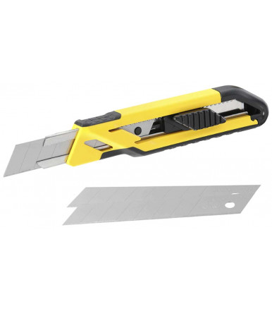 Cutter couteau utilitaire autobloquant 18 mm Stanley STHT10266-1