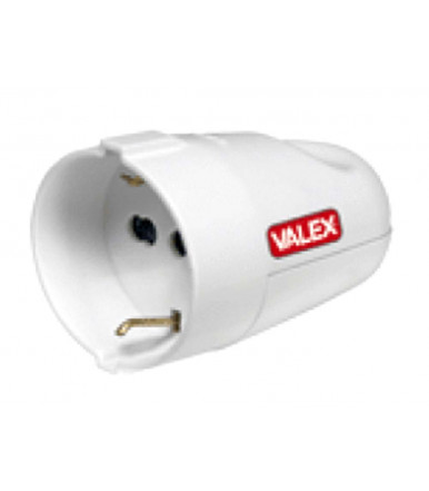 White fireproof universal electrical socket Valex