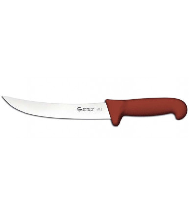Couteau à BBQ professionnel de boucher, forme américaine, lame étroite 21 cm Ambrogio Sanelli