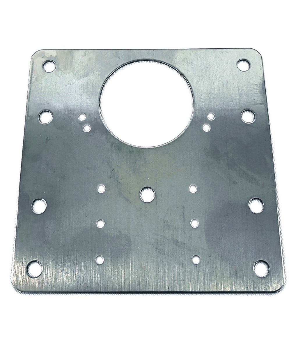 Placa de reparación de acero inoxidable para agujero de bisagra 35 mm