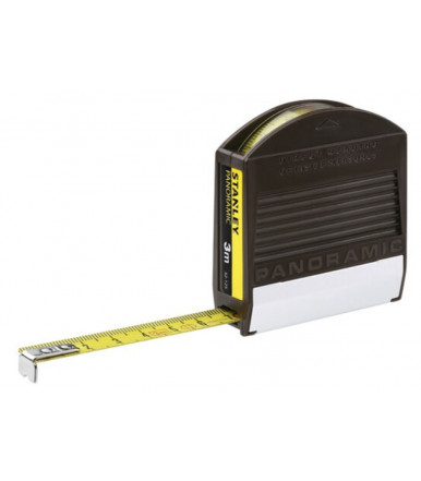 Tape measure 3 mt ABS case with upper window PANORAMIC Stanley 0-32-125