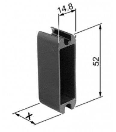 Tub hole 38 mm for lock AGB