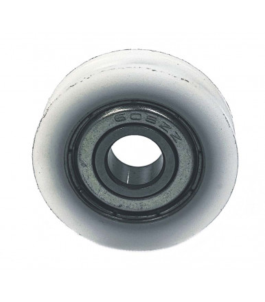 Nylon wheel round the throat Ø 29 mm