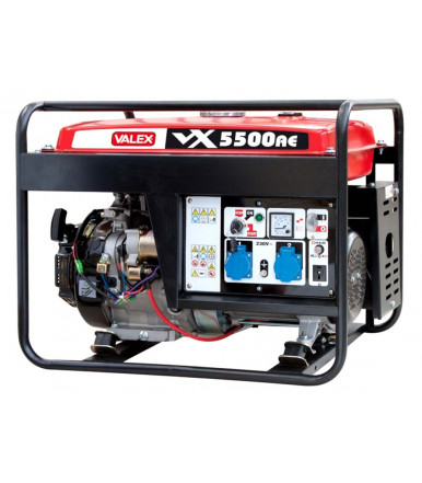 4-stroke petrol generator OHV 5,5 kW VX5500AE Valex