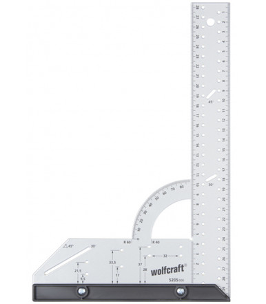 Escuadra universal de medición y marcado de acero 200x300 mm Wolfcraft