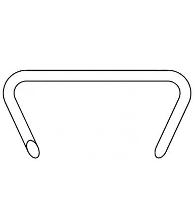 Staples ring shape in stainless steel for bag