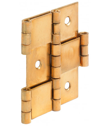 Draft hinge, 3-part, swiveling in both directions