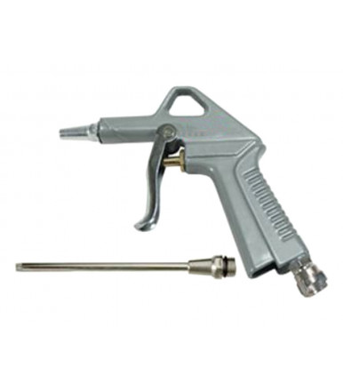 Pistola de aire comprimido en aluminio con 2 boquillas Valex