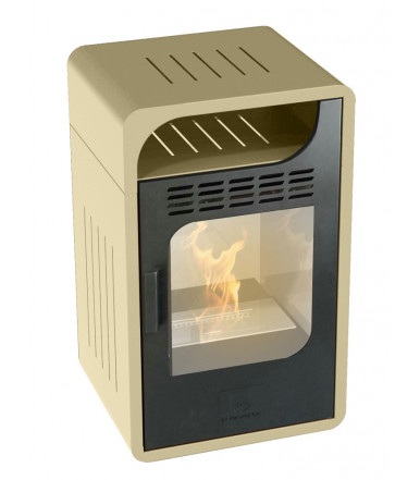 Bio ethanol stove 3 kW Fiammetta Junior Statica Beige