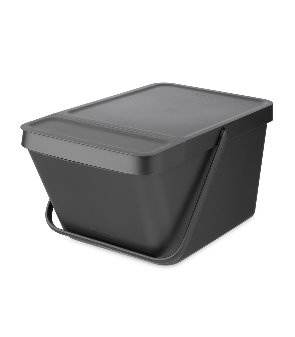 Brabantia Touch Bin 10L - Cubo de basura rectangular - Cubo Interior de  plástico extraíble - Acero mate anti-huella - Gris mate