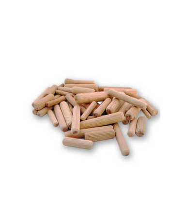 Peg pins in beech wood for joining furniture - pack of 100 pieces