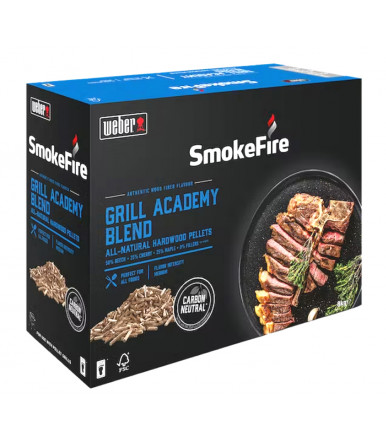 Hardwood pellets 18294 Grill Academy Blend 8 Kg for Weber SmokeFire