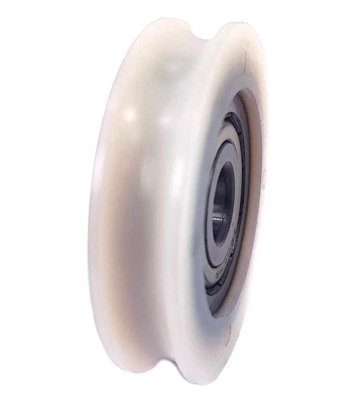 Nylon wheel diameter 60 mm round groove for sliding