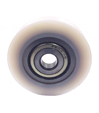 Nylonrad Durchmesser 60 mm runde Rille zum Gleiten