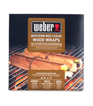 Pacific Red Cedar 17521 Smoke Wraps Weber