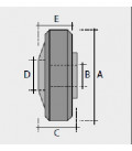 Ball bearing wheel in PA polyacrylate