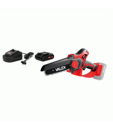 Mini podadora Valex 18V M-MSB18 con cargador y batería de 2,0 Ah