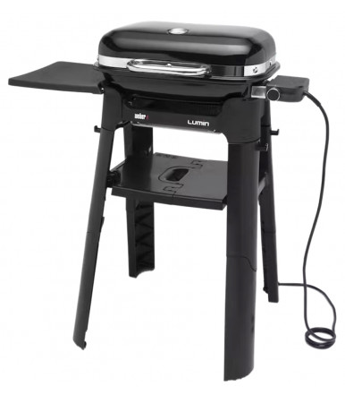 Electric barbecue Weber Lumin Compact Black with stand