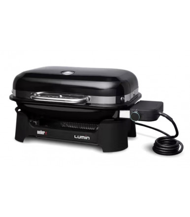 Elektrogrill Weber Lumin Compact Schwarz