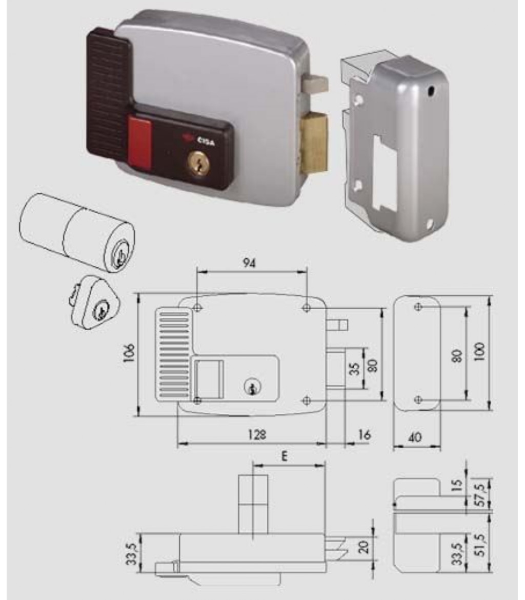 Kit d'actionneur de serrure de porte électrique RapDuty, système de