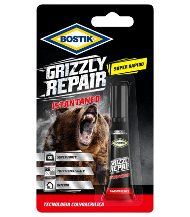 Adhesivo instantáneo universal Bostik Grizzly Repair Istantaneo