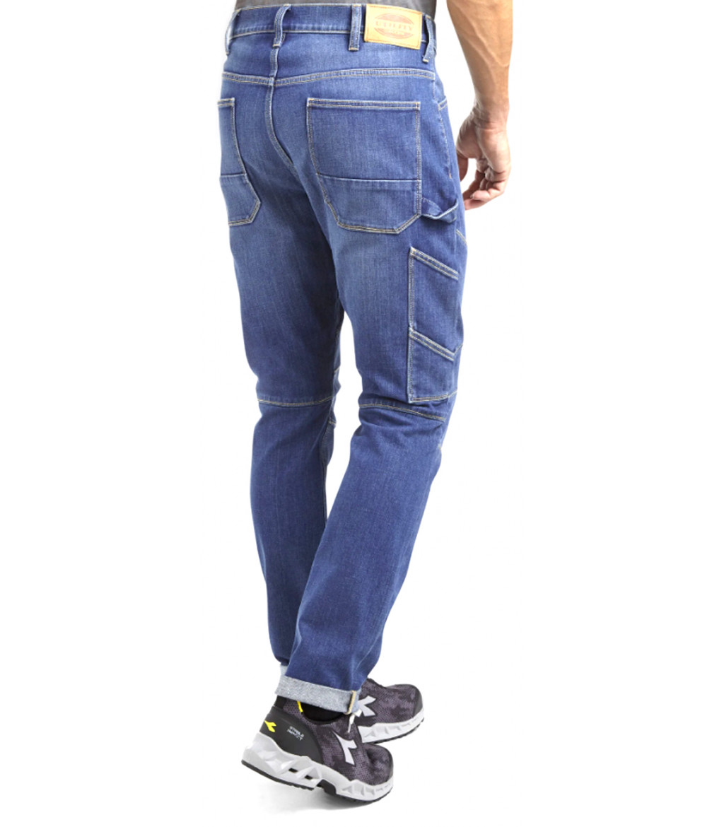 Pantalones vaqueros de trabajo con bolsillos cargo U-Power Jeans JAM - M