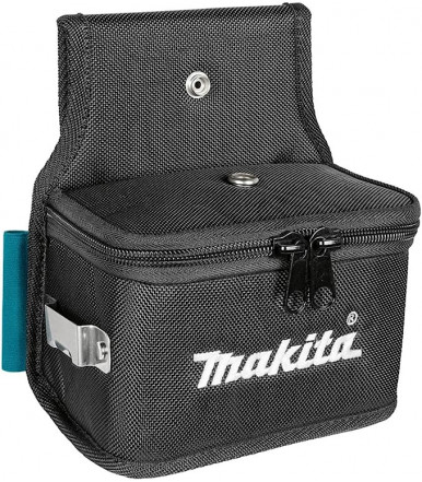 Bolsillo superior con cremallera Makita E-15263 para batería doble o piezas pequeñas