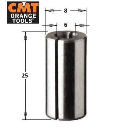 Reduction-increase bushing for 6 / 8 mm stem Cmt