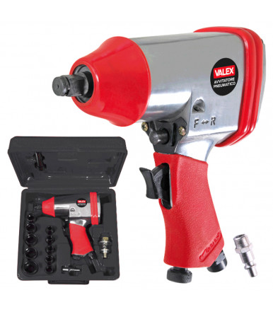 Pneumatic impact wrench 1/2" with sockets Valex