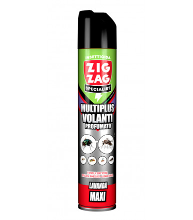 Spray insecticide Multiplus pour insectes volants Lavande parfumée 750 ml ZIGZAG